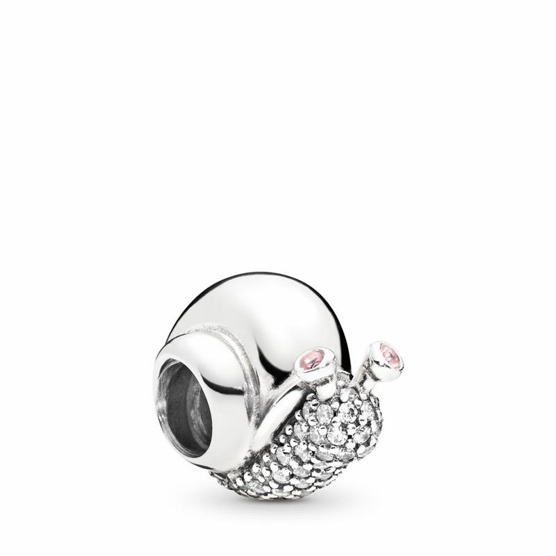 Pandora Sparkling Snail Charm Silver Egypt HE9374815